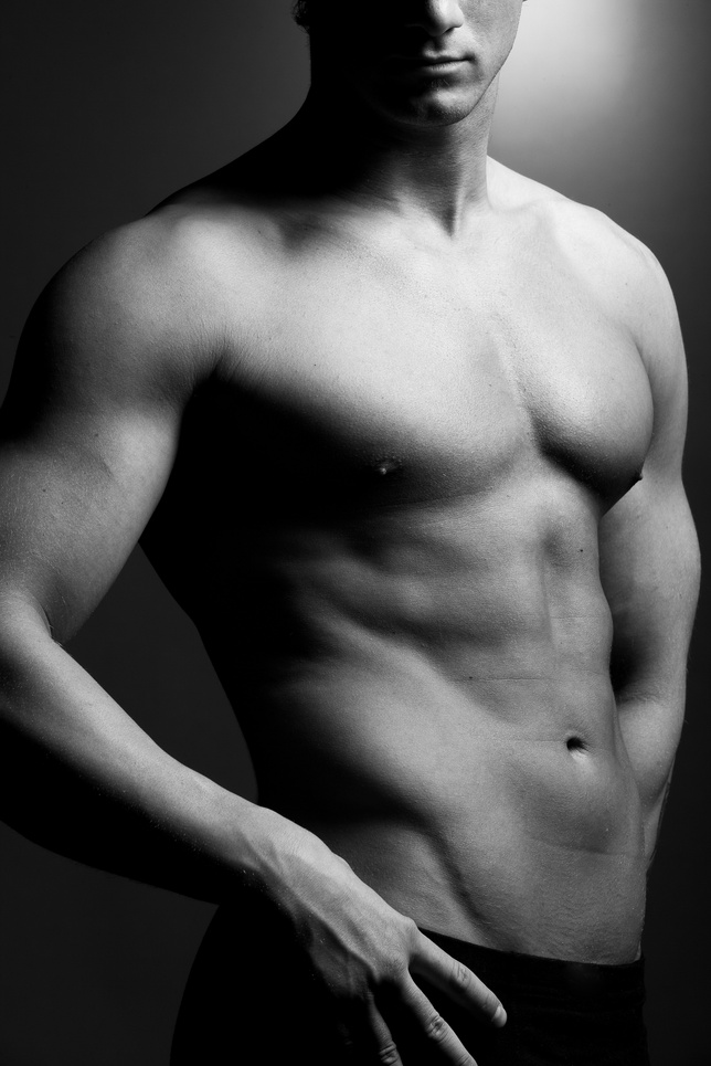 Seductive portrait of a man