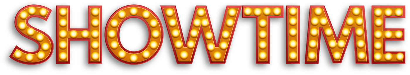 Showtime bulb light lettering
