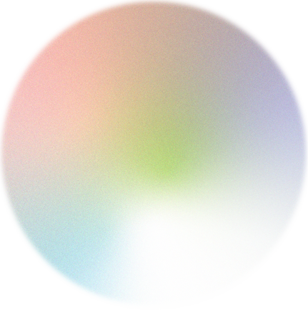Dreamy Grainy Gradient Circle
