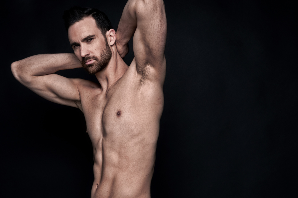 Sexy shirtless man