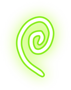 Green Neon Curl 