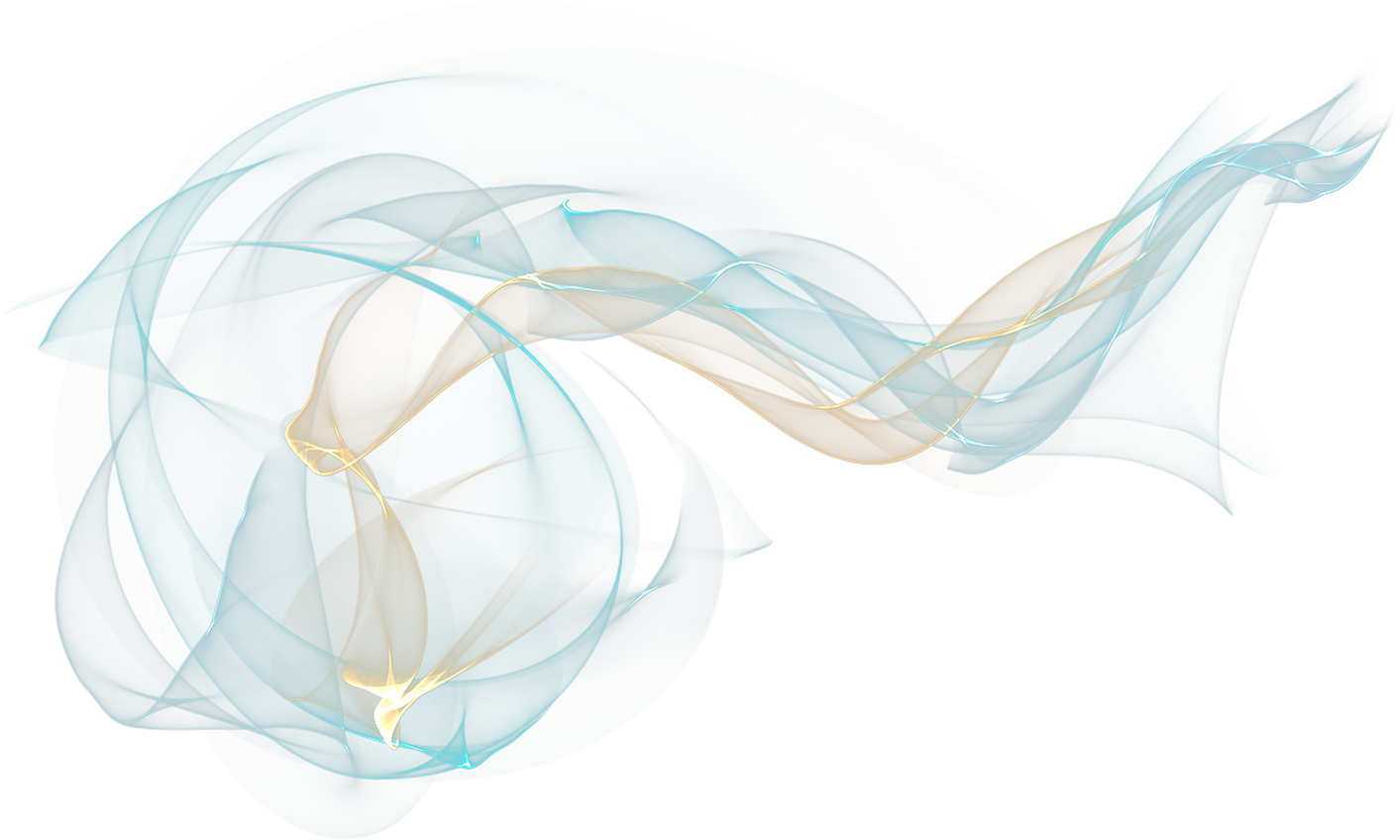 Transparent multicolored smoke. Abstract wave