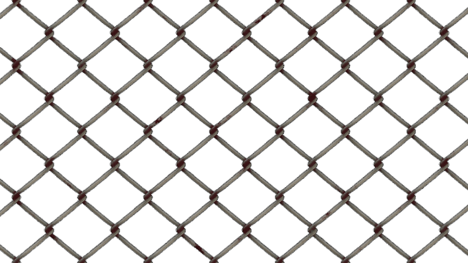Rusty Fence Illustration