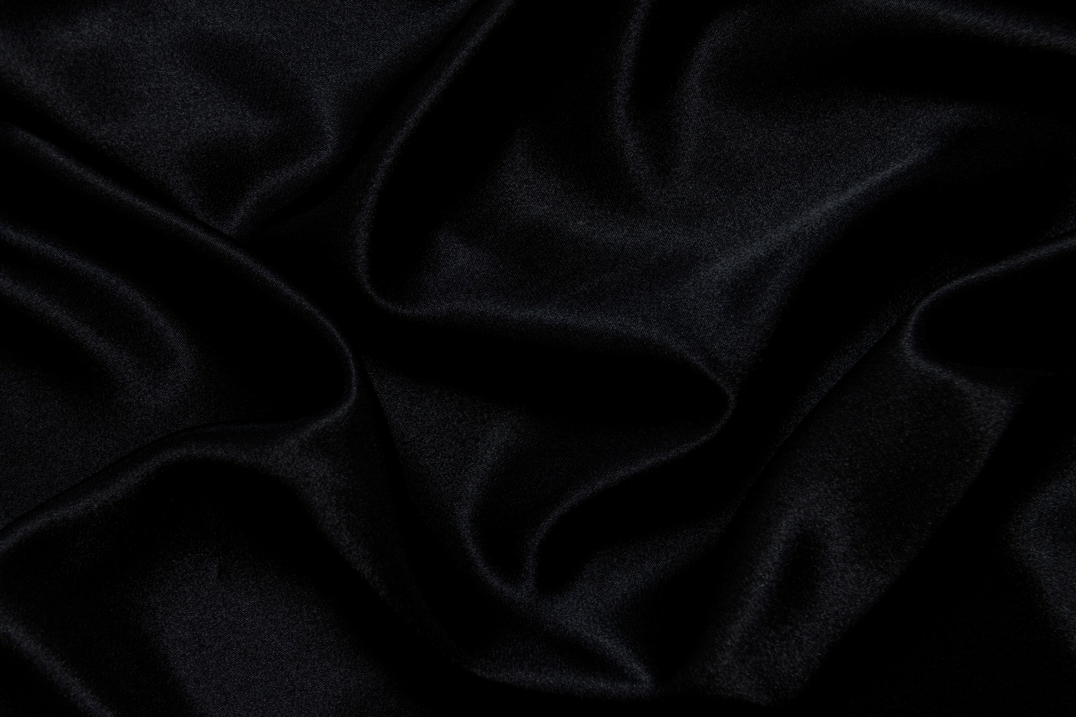 Black silk fabric background