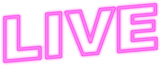 Live Neon Banner