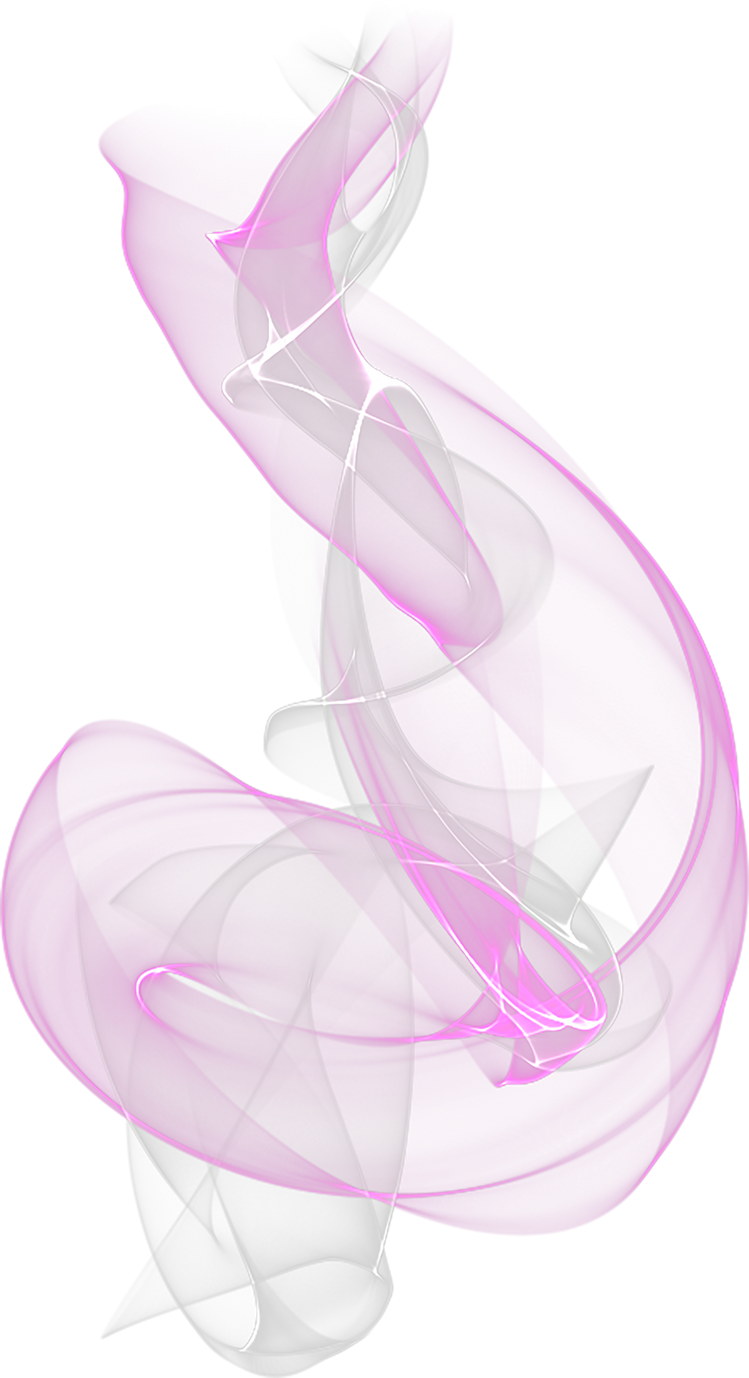 Beautiful transparent purple smoke. Abstract realistic.